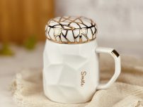 new style white ceramic mug