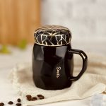 new style black ceramic mug