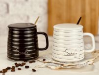 classic smile ceramic mugs